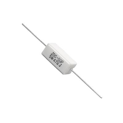 China resistores Wirewound de cerámica del poder de la industria, resistor de salidas axiales 2W-25W en venta