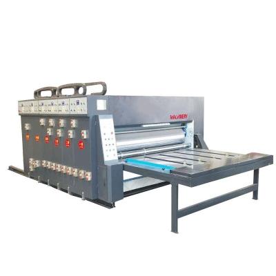 China Corrugated Cardboard Making Chain Feeder Printing Slotting Die Cutting Machine for sale