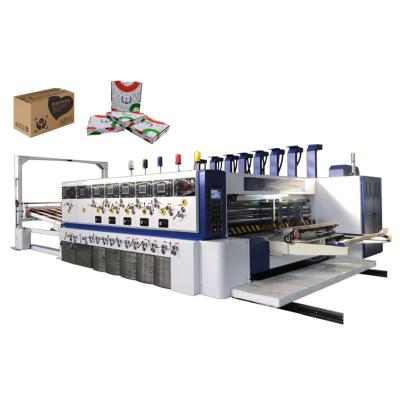 China Corrugated Cardboard Making Automatic Corrugated Box Maker Flexo Printing Slotting Die Cutting Carton Machine for sale