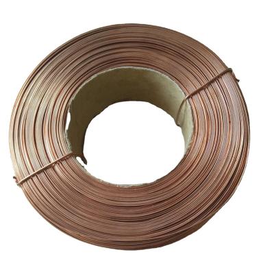 China High Quality Products Copper Coated Flat Staple Wire For Corrugated Box Stapler Machine for sale