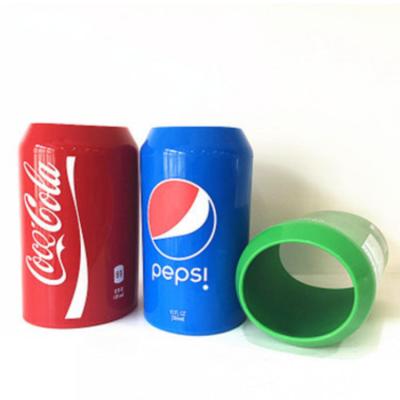 China Can Form Silicone Skin Beer Can Cover Can Form Sleeve Cooler Cover Can Sleeve Covers Silicone Perfect For Outdoor Events And Party for sale