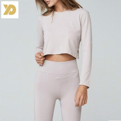 China Xinda Breathable Sportswear | Wholesale Price Workout Set High Quality Cropped Bra Beach Top Cycling Leggings In Dongguang for sale