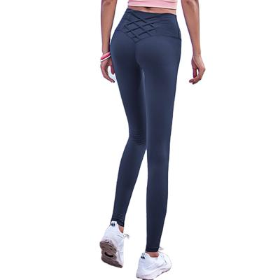 China Hip-Lifting Fitness Sports Pants High-Waist Fishing Hip Yoga Women's Stretch Fitness Pants Breathable Well-Fitting Quick-Drying for sale