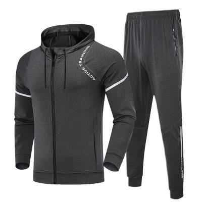 China Mens Gym Tracksuits Mens Gym Suit Breathable Sports Basketball Sleepwear Loose Running Training Clothes for sale