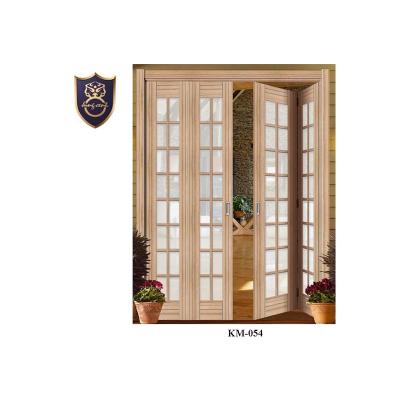 China Hot Sale New Style Decoration Double Doors Solid Wood PVC Materials Sliding Glass Door for sale