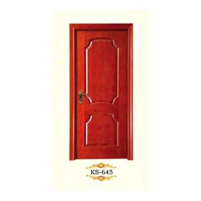 China Waterproof high quality wood veneer apartment room interior composite door villa door for sale