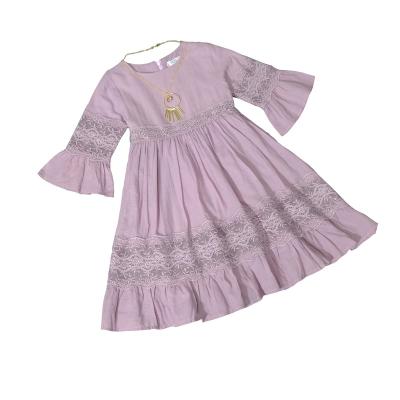 China Washable High Quality Girls Party Casual Wear Kids Dresses For Girls for sale