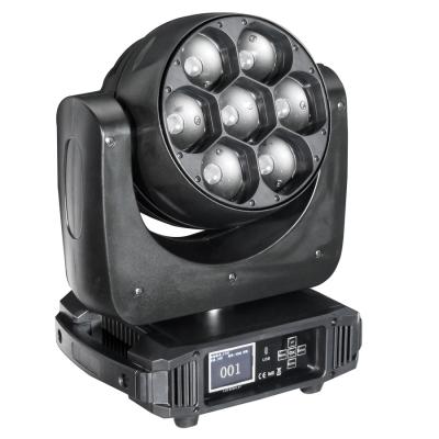 China Sports Stadiums Bee Eyes 7x40W RGBW 4in1 LED Beam, Wash, Moving Head Stage Lighting for sale