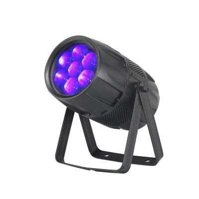 China Theme Park 7x40W LED Beam Wash Par Light With Auto Zoom for sale