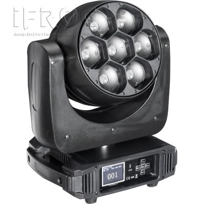 China 7*40W Moving Head LED Beam Light Zoom For Stage Concert Night Club 390 x 225 x 305mm for sale