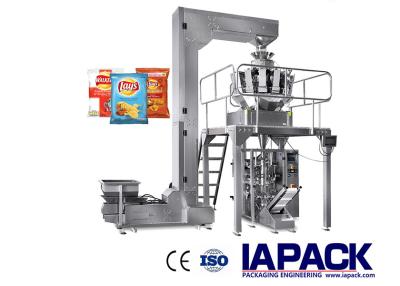 China Vertical Potato Chips Granule Packing Machine For High Precision Measurement for sale