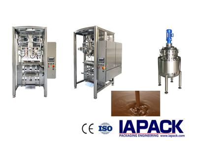 China Automatic pouch bag chocolate sauce packing machinery chocolate cream jam packaging machine for sale