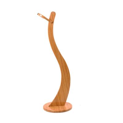 China Hot Selling Environmental Materials Dismountable All Violin Bamboo Stand Creative Solid Wood Guitar Stand for sale