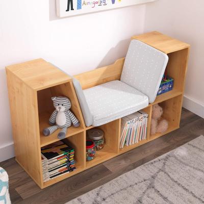 China Viable With Natural Reading Storage Suitable For Children's Gifts Wood Bookshelf Wooden Bookshelf for sale