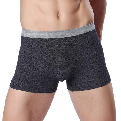 China Cheap Briefs Boxer Style Underwear Antibacterial Warm Cotton Brief Comfortable Breathable Men's Short Trunks for sale