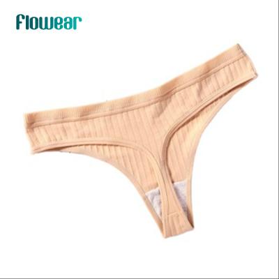 China Antibacterial Ladies G-String Underwear Cotton Thong Panties Antibacterial Lady Panty Briefs Cotton Stockings As Image Daily Mid-Rise Adults for sale