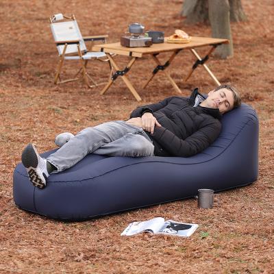 China Foldable Automatic Lazy Sofa Inflatable Air Sofa Bed Movie Chair Relax Seat for sale