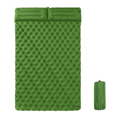 China Ultralight Portable Lightweight Inflatable Sleep Mat Air Mattress Compact TPU Sleep Camping Double Protection for sale