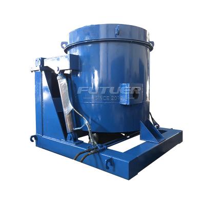 China Metal Smelting Natural Gas Dumping Melting Furnace for sale