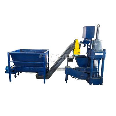 China Easy Installation High Working Speed ​​Aluminum Chips Metal Block Press Machine Hydraulic Aluminum Metal Chips Briquetting Machine for sale