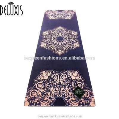 China Durable Printing Blanket Towel Blanket Non Slip Pilates Sport Fitness Travel Exercise Yoga Mat for sale