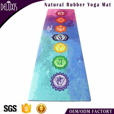 China Organic Eco Folding 1mm Chakra Slim Folding Yoga Mat Wholesale for sale