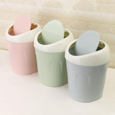 China Cover Rolling Type Wholesale Cheap Household Garbage Bin Plastic Office Waste Bins With Rolling Lid for sale