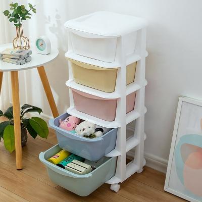 China Tower Modern Organizers Plastic Storage Drawers Dresser For Bedroom Bathroom Living Room for sale