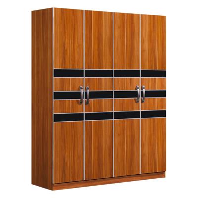 China 2 3 4 5 6 Door Wardrobe High Quality Single Melamine Almirah Wood Cabinet for sale