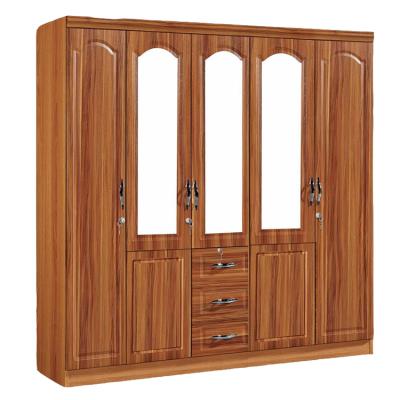 China China Royal Wardrobe Bedroom Furniture Shiny 5 Door Wardrobe for sale