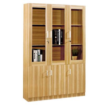 China Modern Glass Door Bookshelves 3 Door Bookcase Bookcase Antique for sale