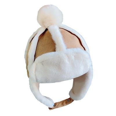 China Baby COMMON COMMON Winter Thicken Cute Wool Earflap Lei Feng Hat Warm Caps for sale