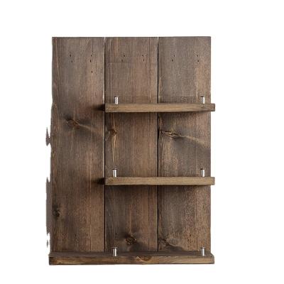 China Wall Mounted Wooden Wine Rack Sustainable Wine Rack for sale