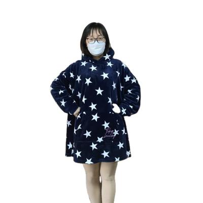 China 2022 thermal hot sales ladies printed flannel fleece long bathrobe soft homewear dressing gown pajamas women long robes for sale