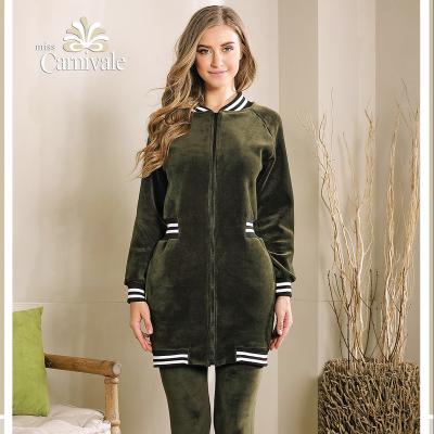 China Breathable Selling Designers Women jogging suit 2Pieces Women'S 2 Piece jogging suit Set beautiful deep green Cotton jogging suit Woman for sale