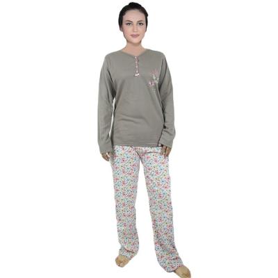 China Thermal cheap pajamas cotton women sell good women sleep wear cotton pajamas for women set cotton for sale