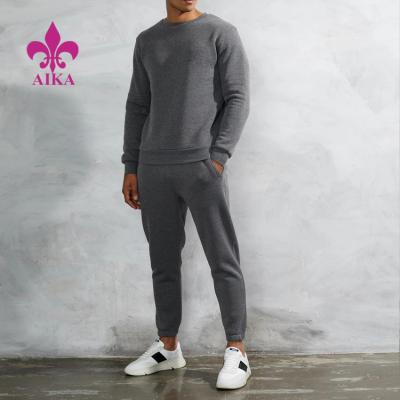 China Breathable Custom Design Breathable Super Soft Long Sleeve Cotton Shaping Sweat Tracksuit For Men for sale