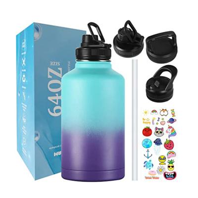 China 40 Ounce Empty Flask Sustainable Sport Water Bottle Insulated Stainless Steel Double Walled Flask for sale