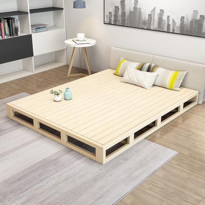 China Other Skeleton Bed Skeleton Modern Minimalist Japanese Hard Flooring Double Floor Tatami Frame Low Tatami Frame Solid Wood Bed for sale