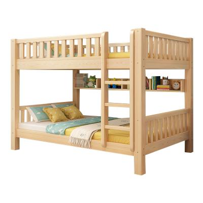 China Prince Nordic Furniture Designs Wooden Bedroom Kids Modern Toddler Wood Bunk Beds for sale