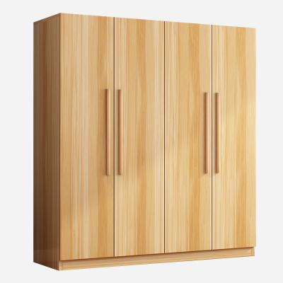 China Modern minimalist rental room (the other) adjustable household with economic wooden bedroom wardrobe simple small storage furniture for sale