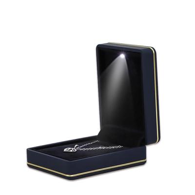 China Handmade Box Round Packaging Boxes Custom Logo Jewelry Black Jewelry Box With Velvet for sale