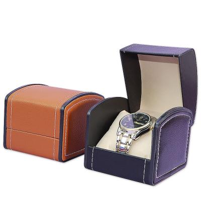 China Luxury PU Leather Watch Box PU Watch Packaging Box, Watch Display Box Custom Logo for sale