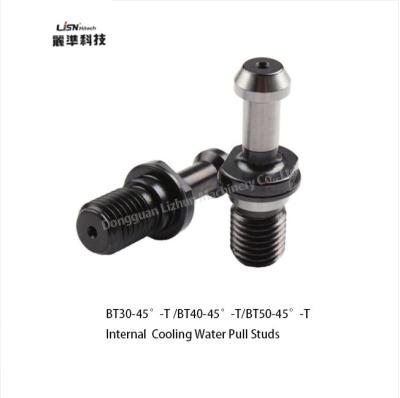 China Bt40 Cnc Milling Machining Parts 45 Degree Pull Stud Coolant For Tool Holder Te koop