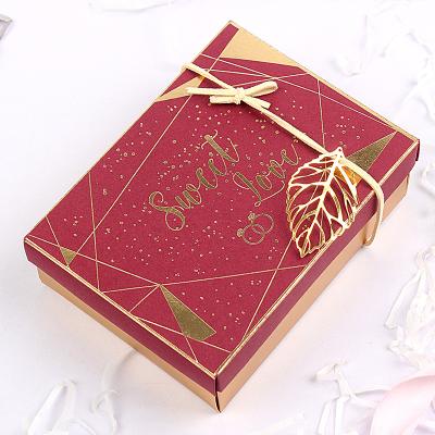 China Recycled Materials Foldable Gift Box In Mailbox Shape In Stock Set Contract Custom Decorated Luxury Gift Boxes With Lid Paper Cardboard Folding for sale