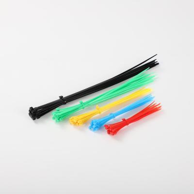 China Manufacturers Eco-Friendly Customized Heavy Duty Nylon Plastic Cable Ties Self-Locking Cable Zip Ties Nylon 7.6*250mm Multi-Color for sale