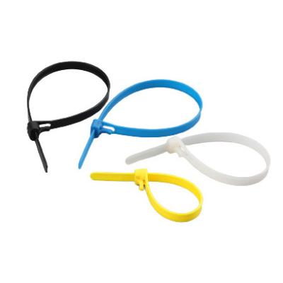 China High Quality Cheap Releasable Premium Reusable Nylon Cable Ties 7.4*500mm Colored Plastics Zip Tie 7.4*500mm for sale