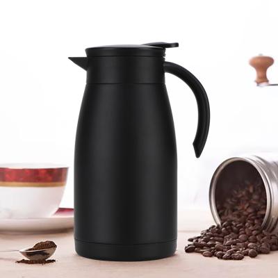 China WITH LID 750ML Double-wall Stainless Steel Coffee Pot Teapot Vacuum Flask Coffee Thermal Carafe for sale