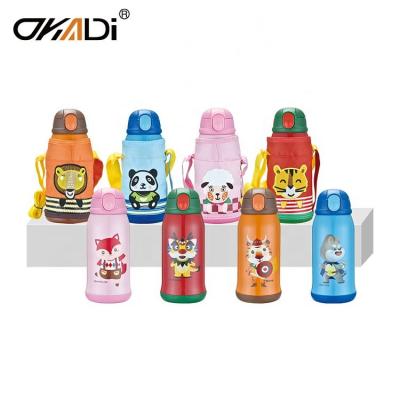 China Sustainable Personalized Stainless Steel Double Wall Vacuum Water Bottle Kids Thermos Drinking Flask for sale