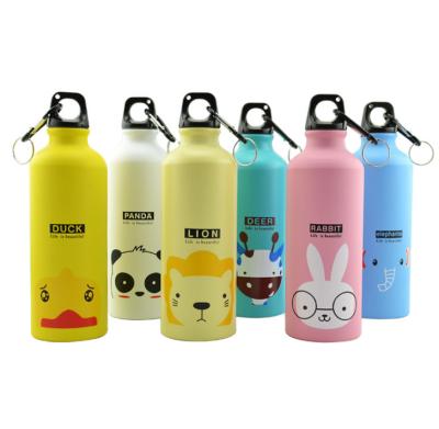 China 2021 New Cheap Sustainable Custom Sports Aluminum Water Bottle 500ml For Kids for sale